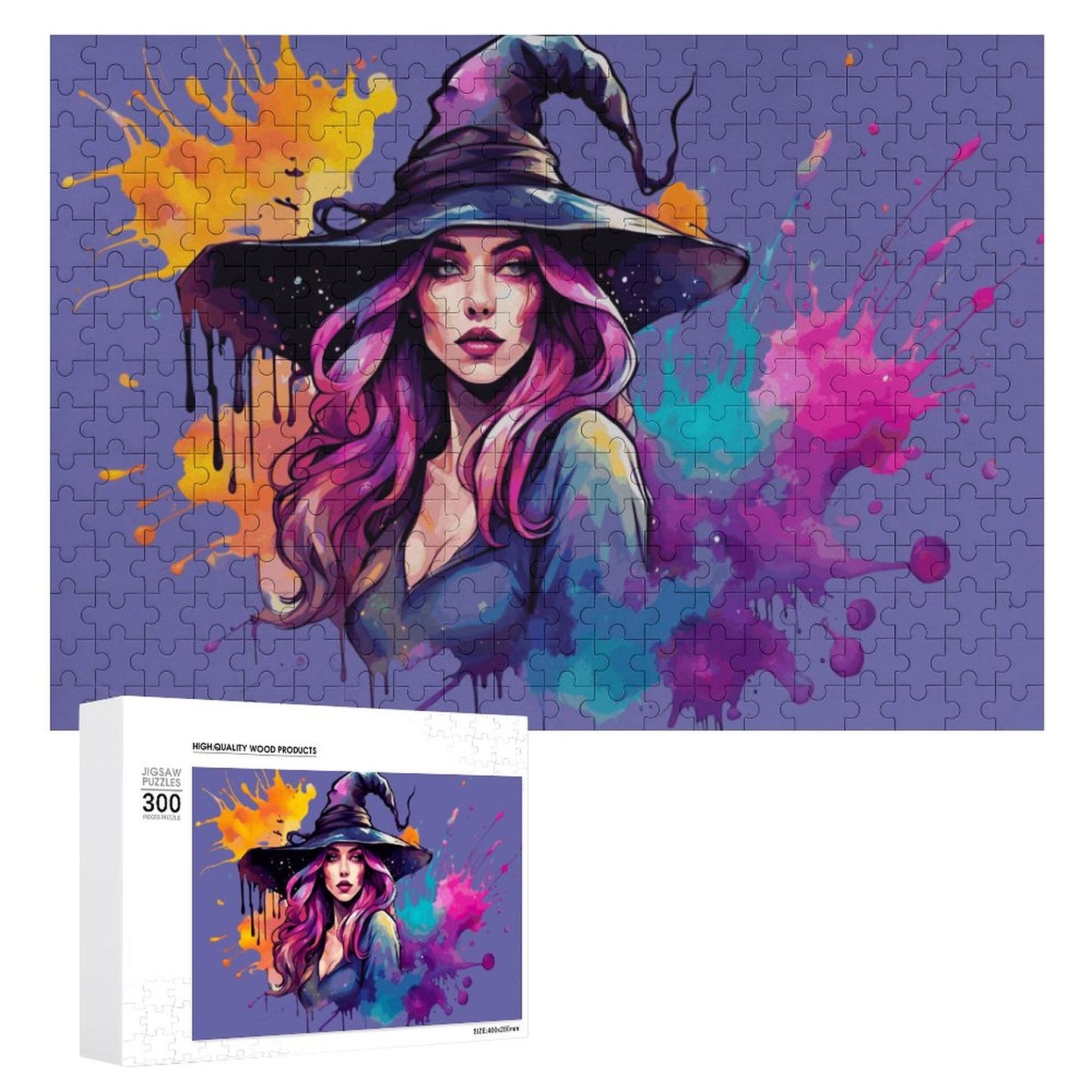 Wooden Witch Jigsaw Puzzles