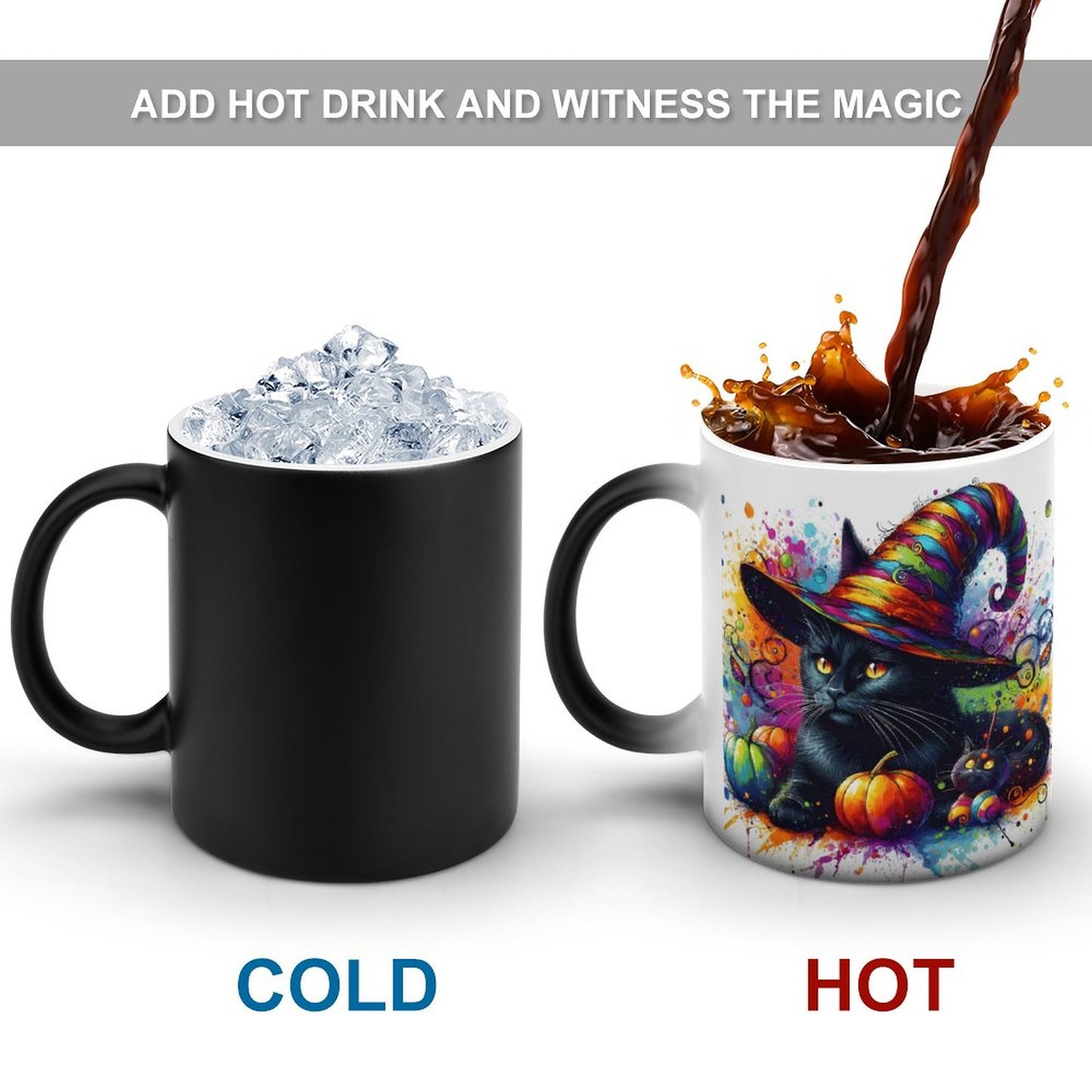 Color Change Mug (Dual-sided & Different Images)