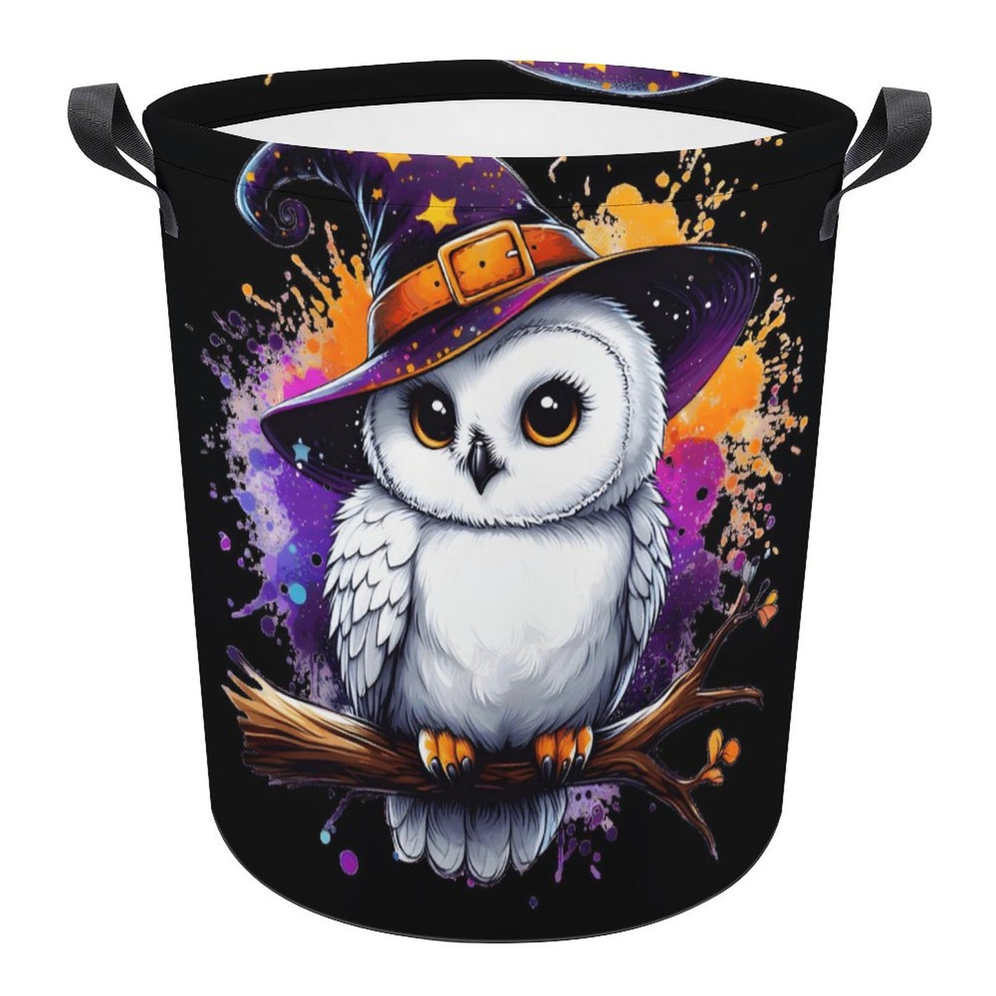 Owl Collapsible Laundry Basket