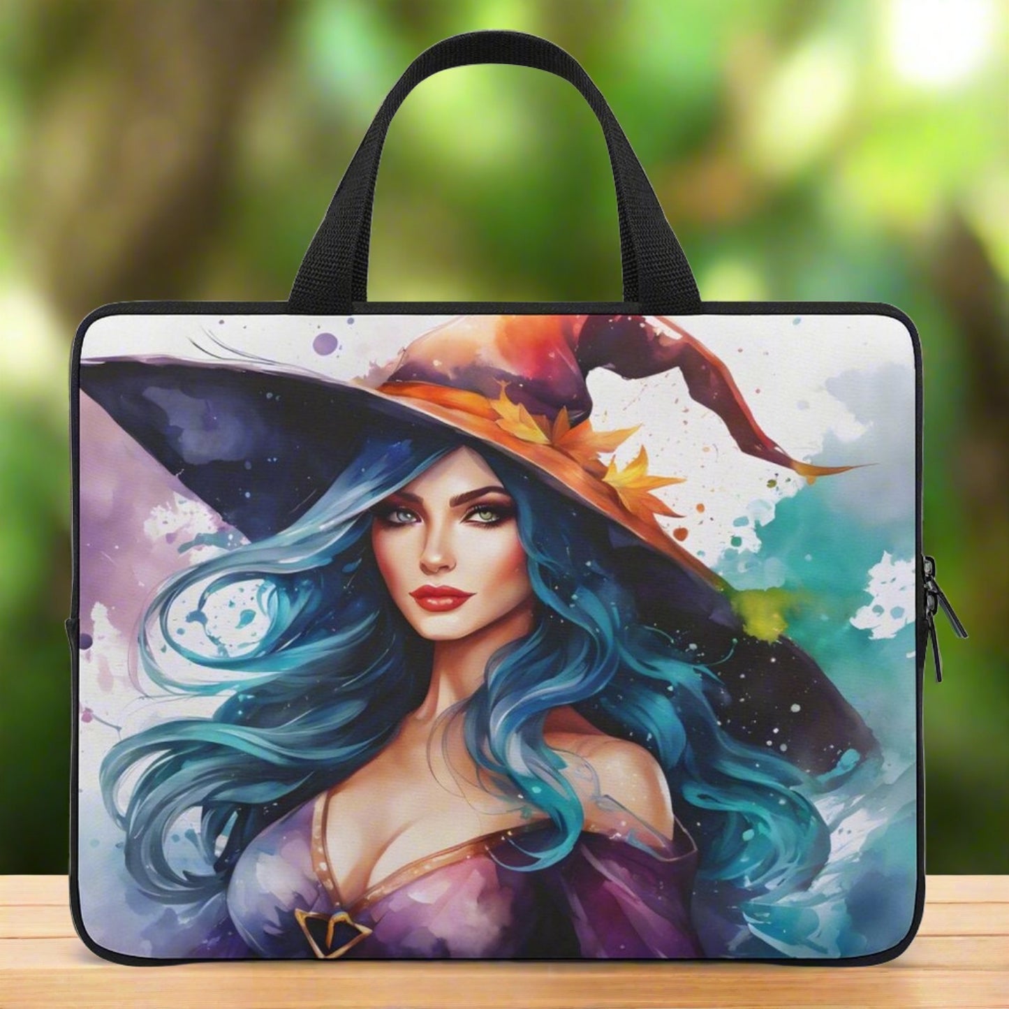 Female Witch Laptop Bags