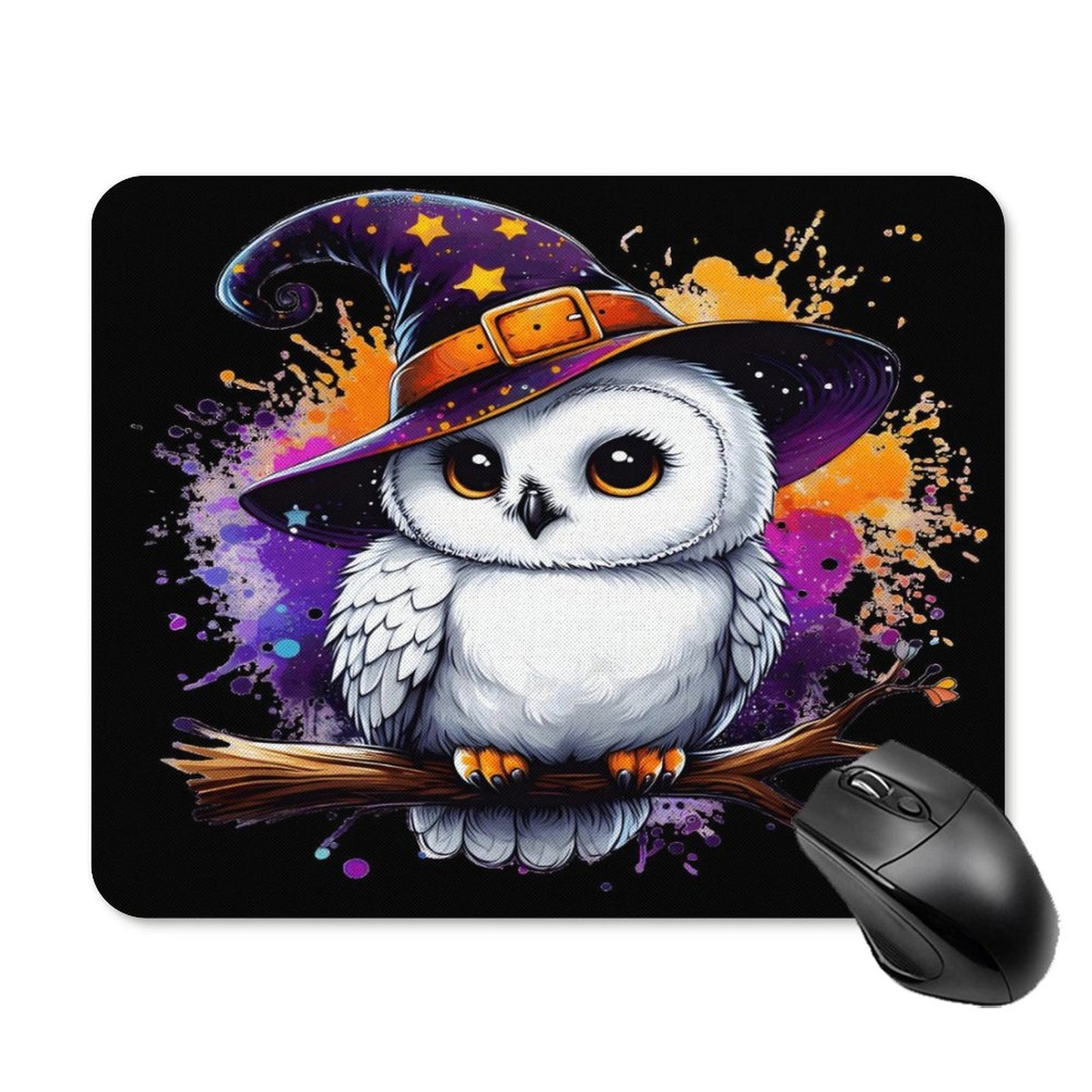 Owl Square Mouse Pad