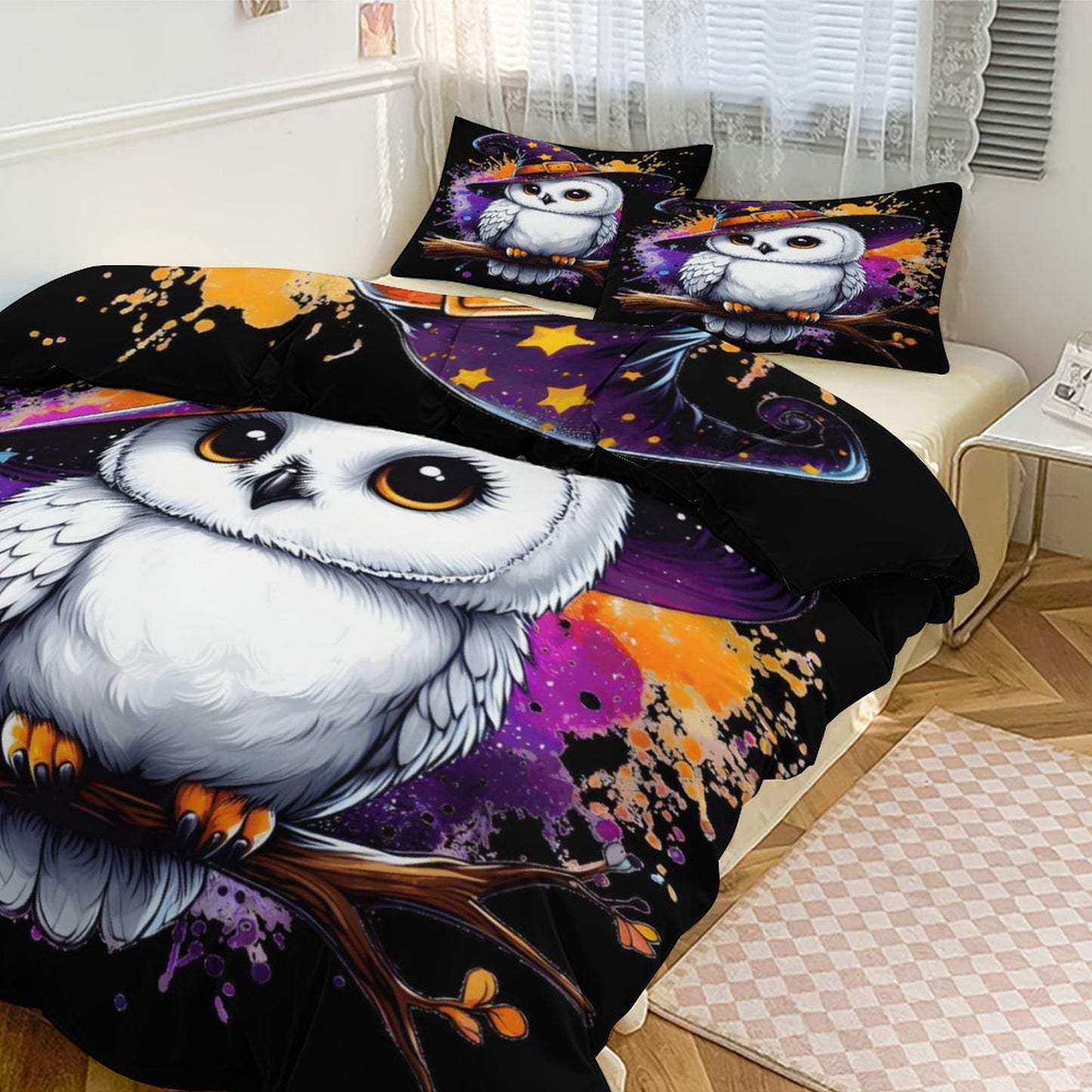 3-Piece Bedding Set (Dual-sided Printing)