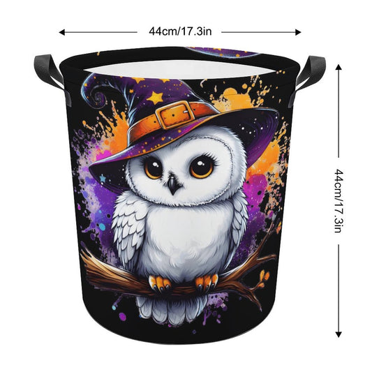 Owl Collapsible Laundry Basket