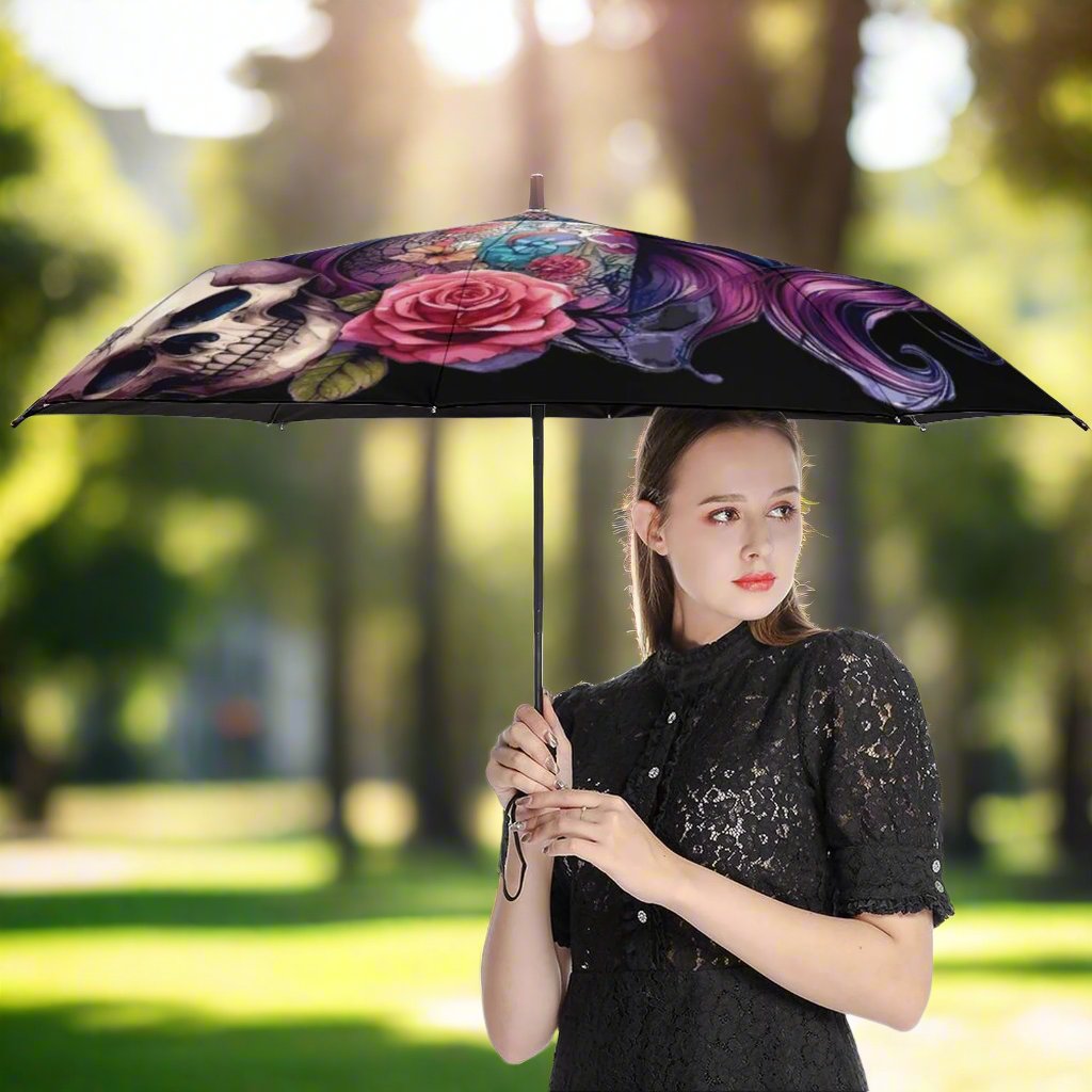 Umbrellas with Printed Pattern Outside