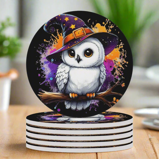 Round Ceramic Coasters