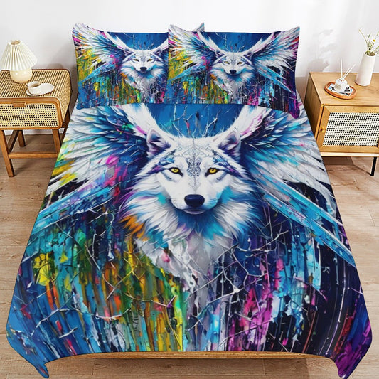 3-Piece Bedding Set (Dual-sided Printing)