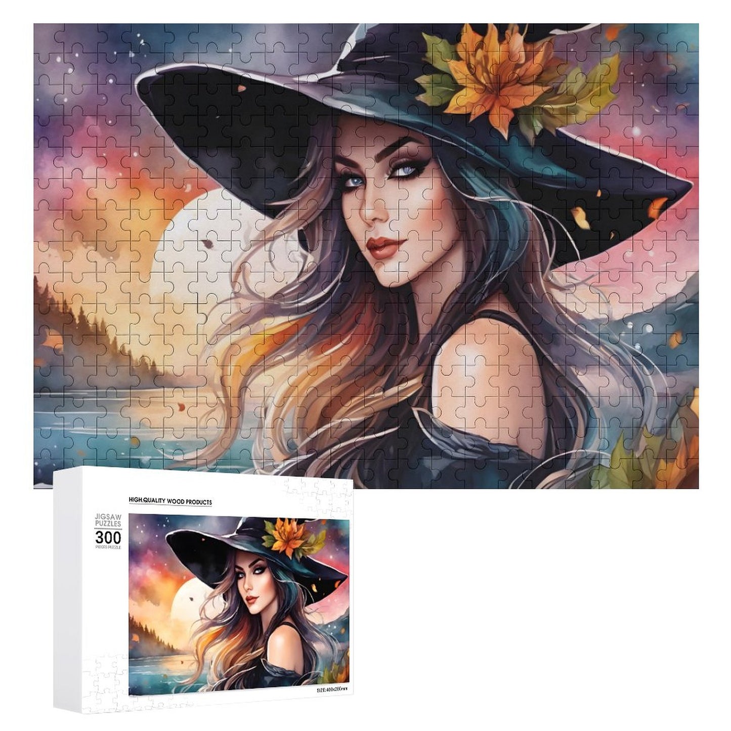 Wooden Witch Jigsaw Puzzles