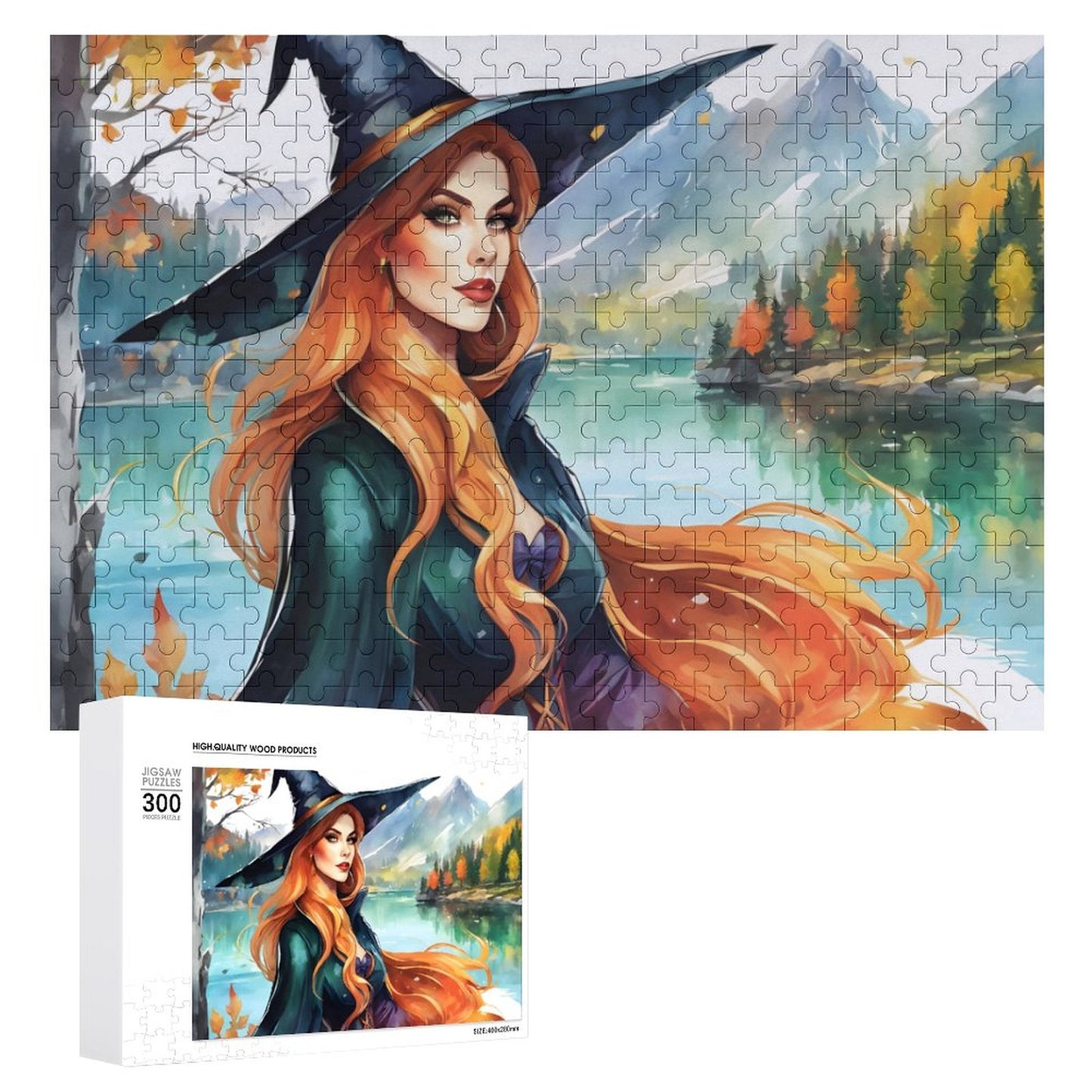 Wooden Witch Jigsaw Puzzles