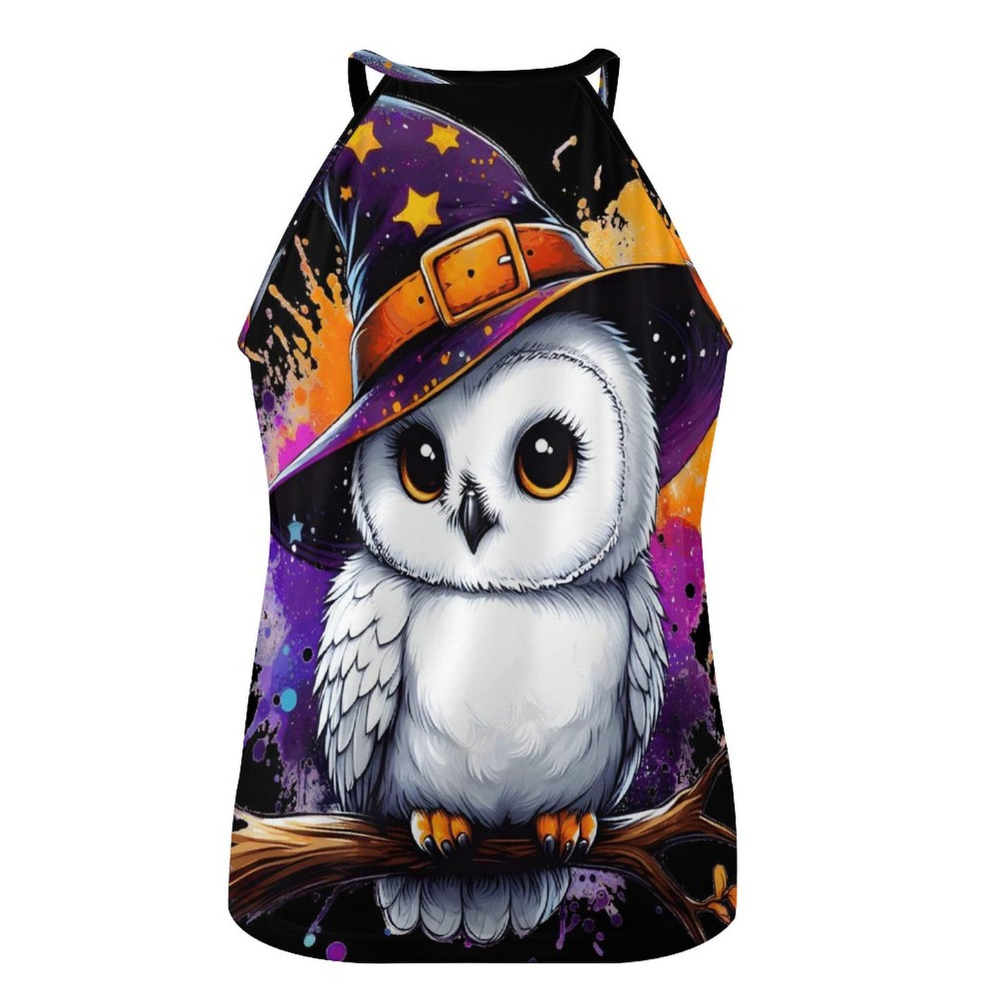 Custom Owl Crewneck T-Shirts, All-Over Printing Tees