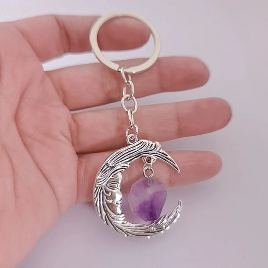 Crescent Moon Keychain