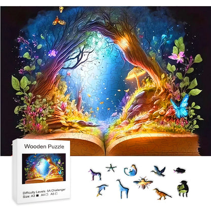 Magic Forest Wooden Jigsaw Puzzle