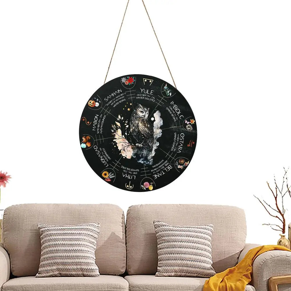 12 inch Wheel Of The Year Witch Calendar