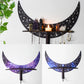 Crescent Moon Wooden Decorative Shelf