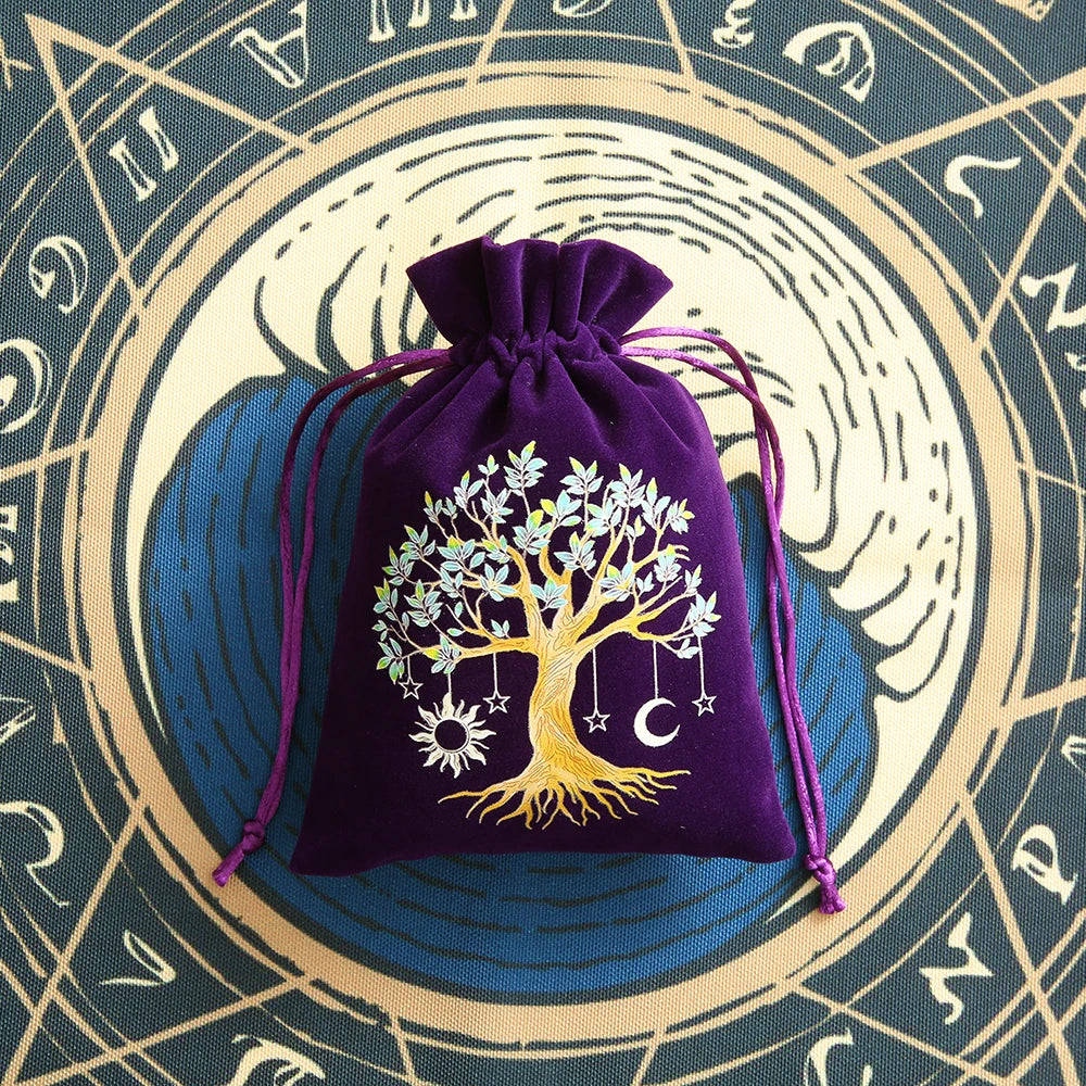 1pcs Velvet Tarot Storage Bag