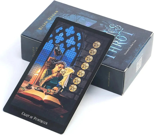 Witches Tarot 10.3x6cm 78pcs Cards With Guidebook