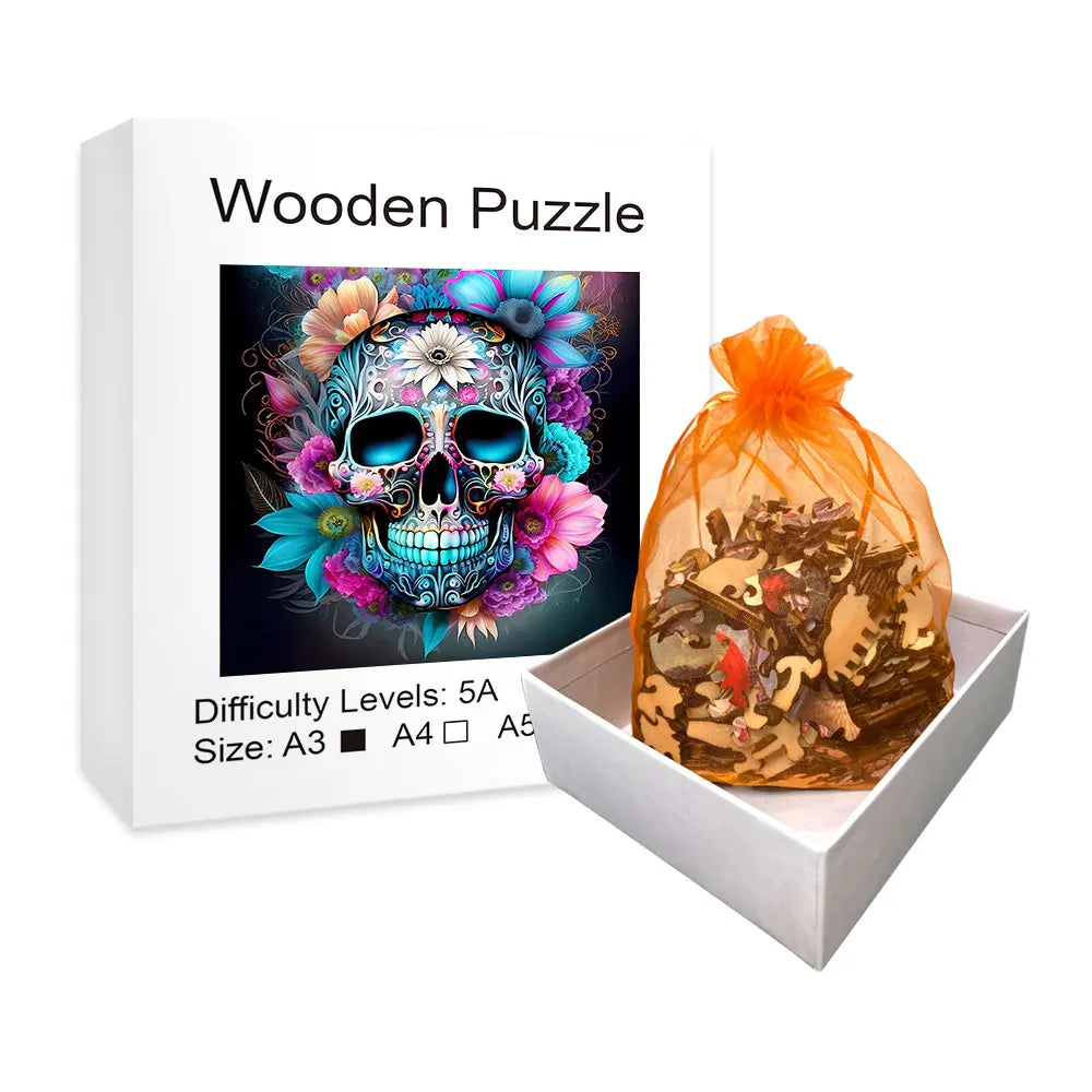 Skull Wooden Jigsaw Puzzle