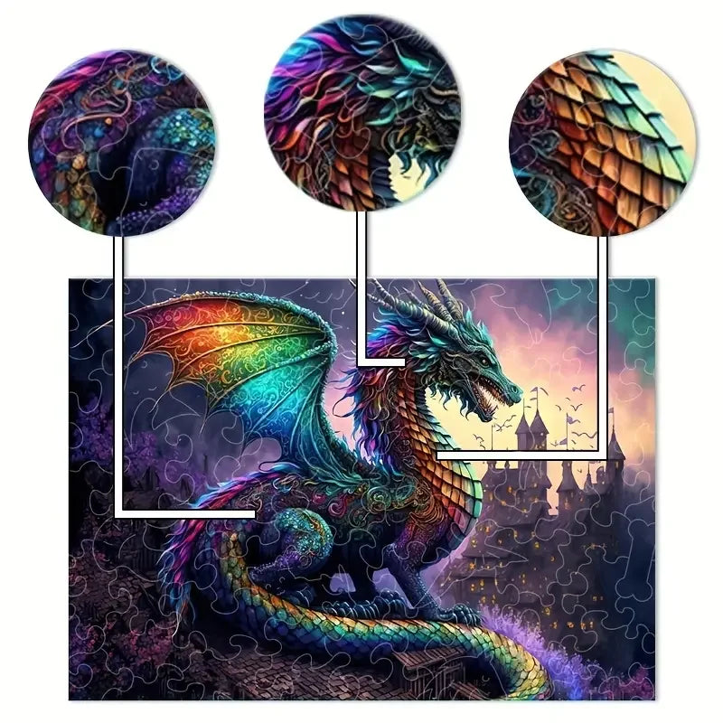 Dragon King Wooden Jigsaw Puzzle