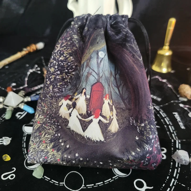 Various Tarot Or Oracle Card Storage Bags