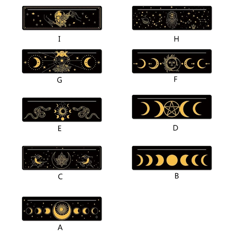 Moon Phases Wooden Card Holders