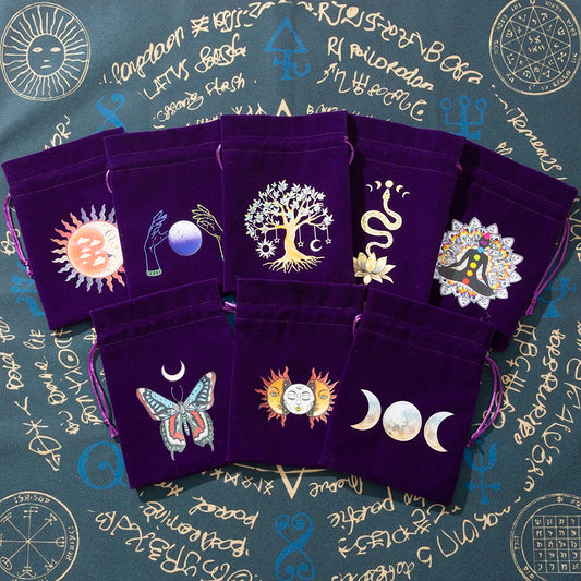 1pcs Velvet Tarot Storage Bag