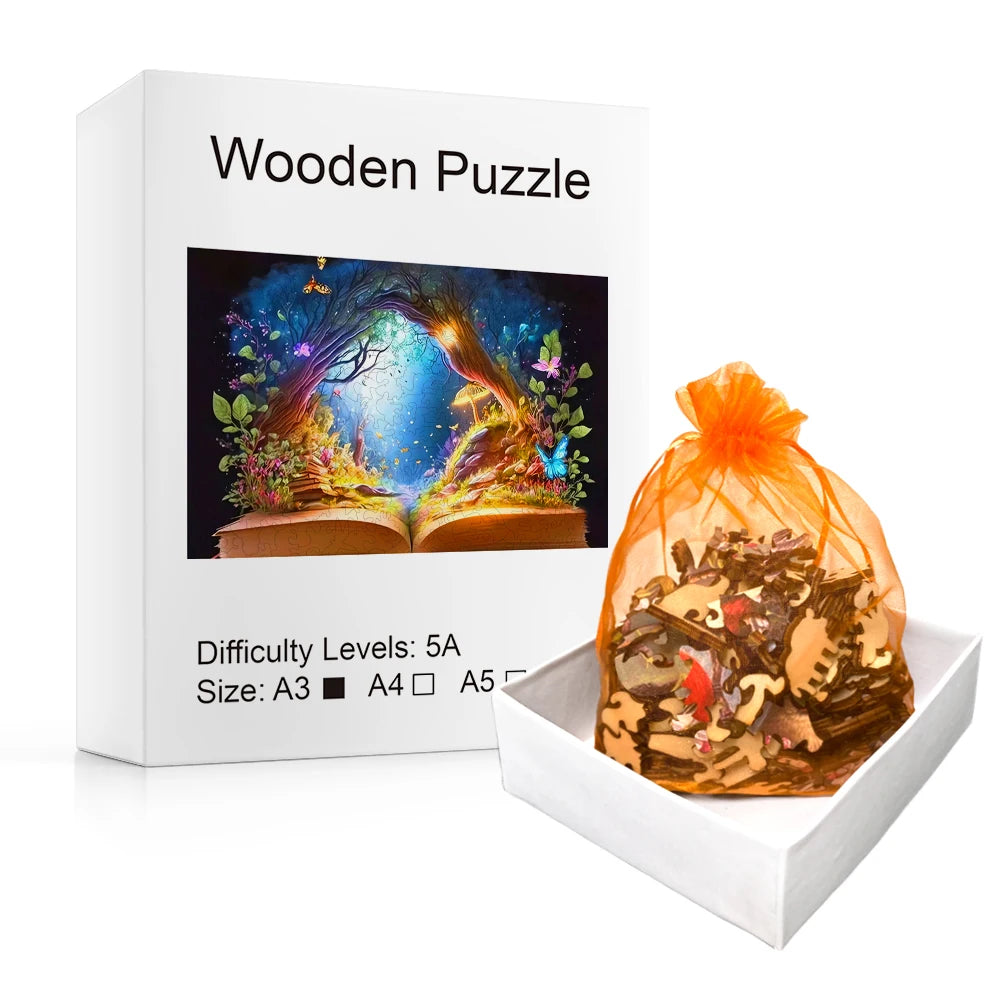 Magic Forest Wooden Jigsaw Puzzle