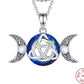 925 Sterling Silver Witch Knot Necklace