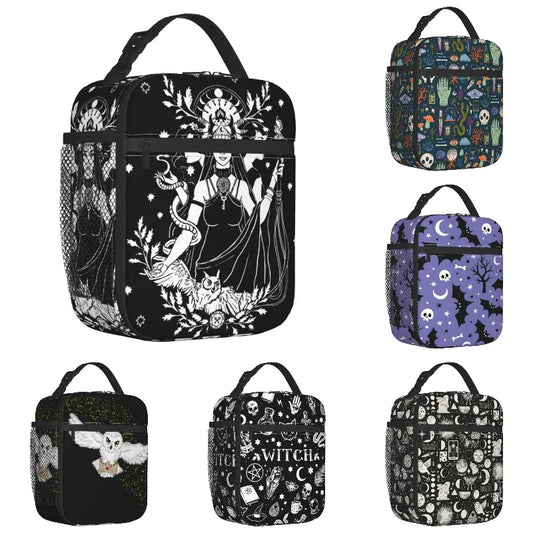 Variety of Witch Designed Insulated Lunch Bags