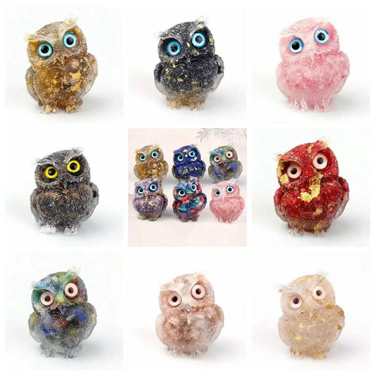Cute Mini Owl Figurines