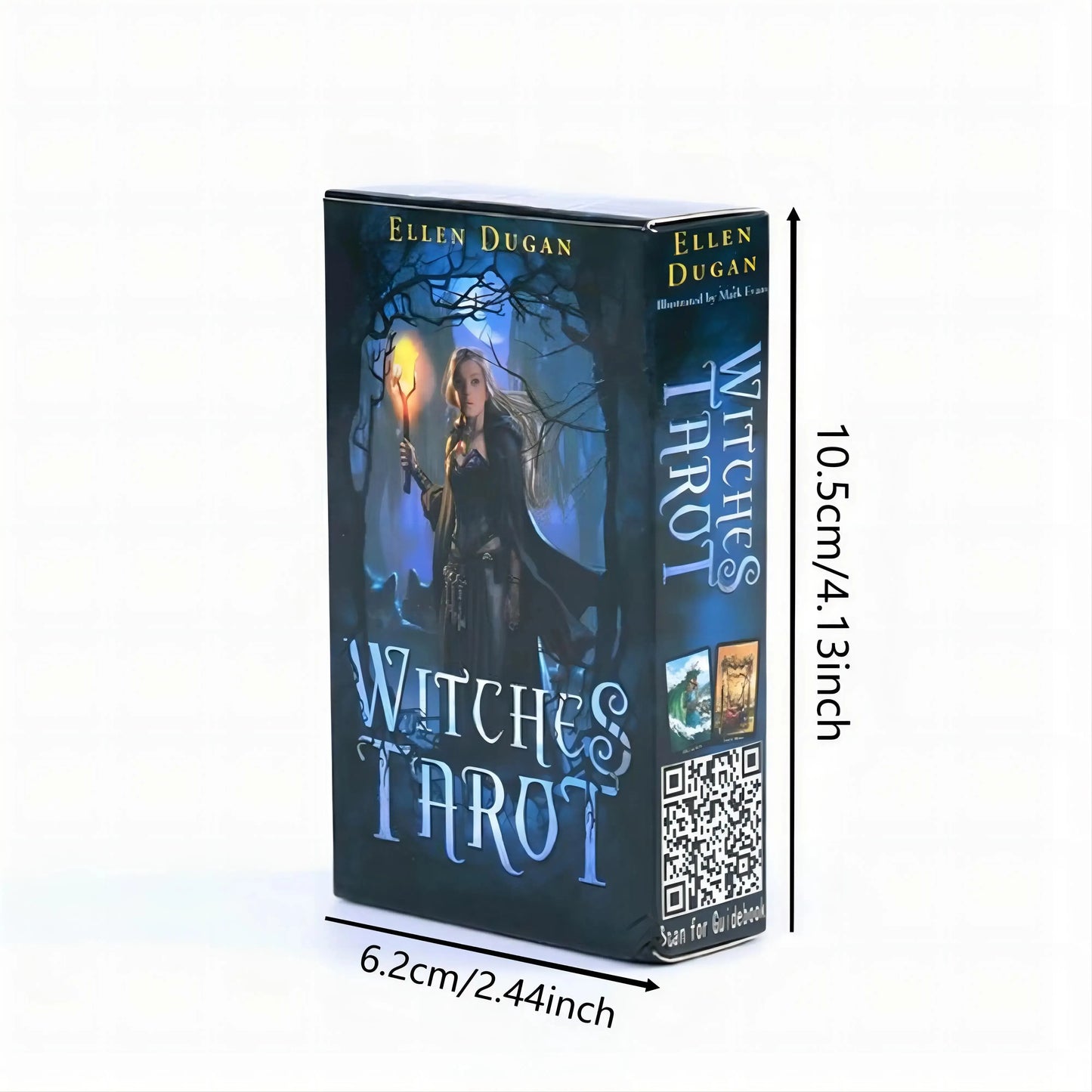 Witches Tarot 10.3x6cm 78pcs Cards With Guidebook