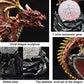 Lava Resin Base Dragon Statues