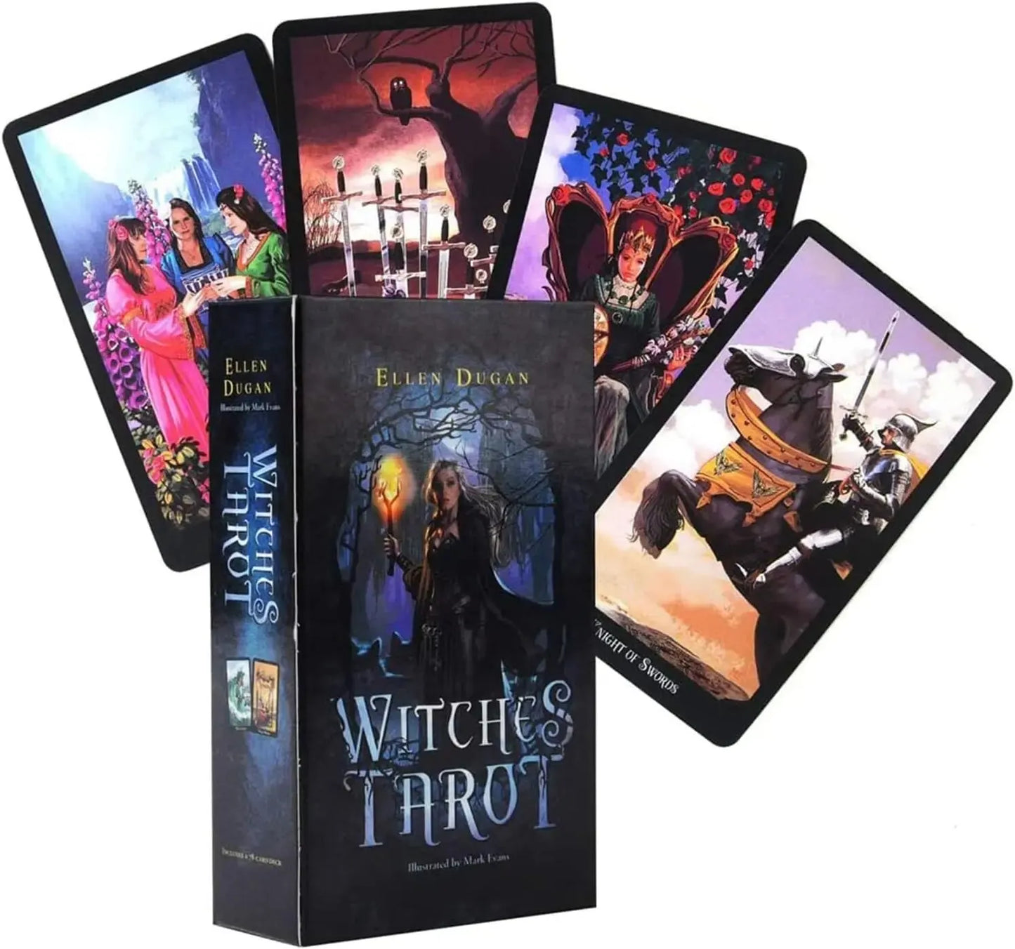 Witches Tarot 10.3x6cm 78pcs Cards With Guidebook