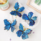 1PC Natural Tourmaline Blue Flame Butterfly