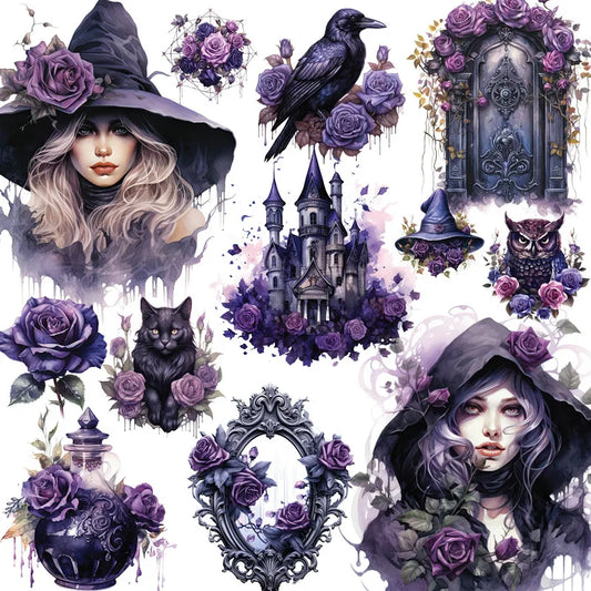 Rose Witch Stickers