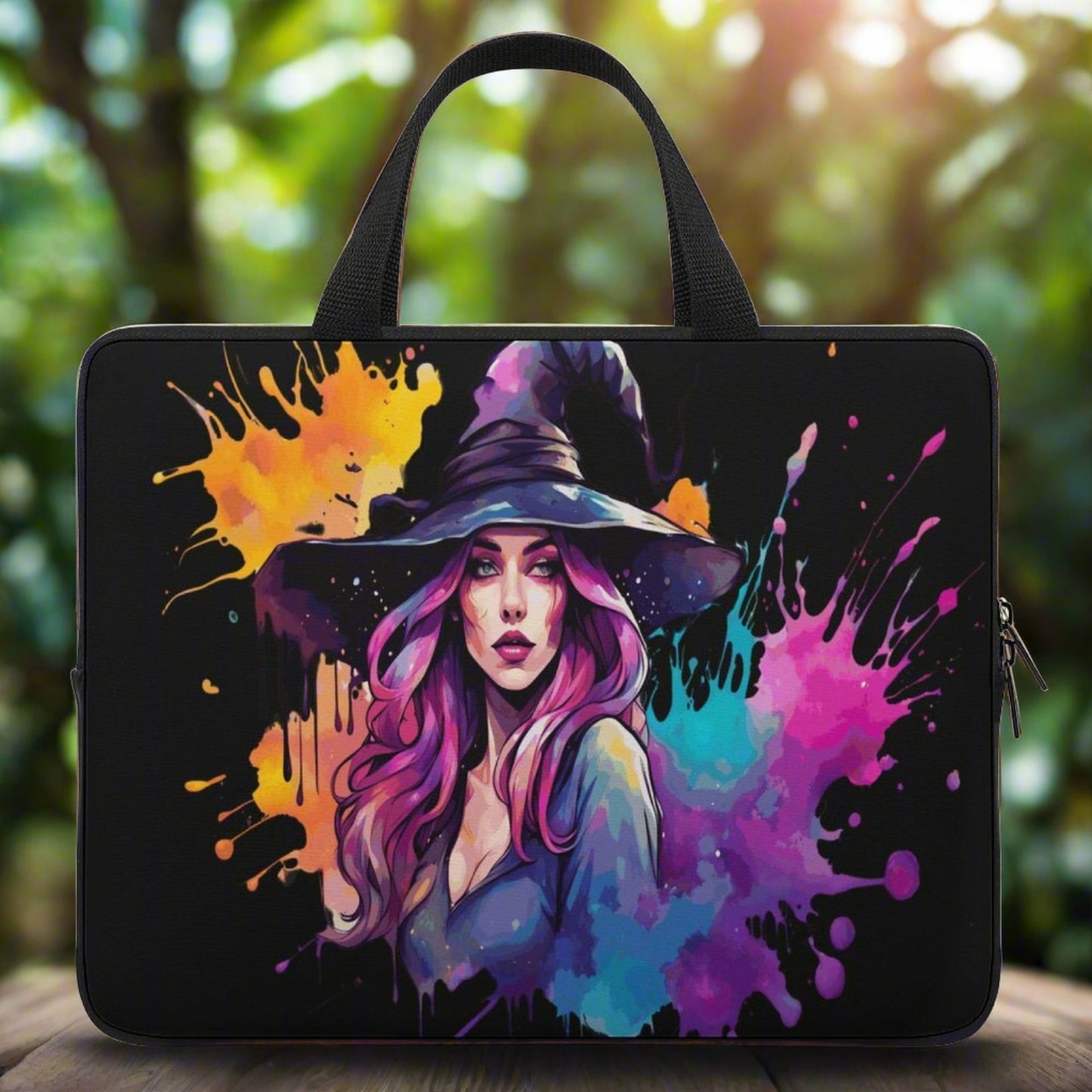 Female Witch Laptop Bags