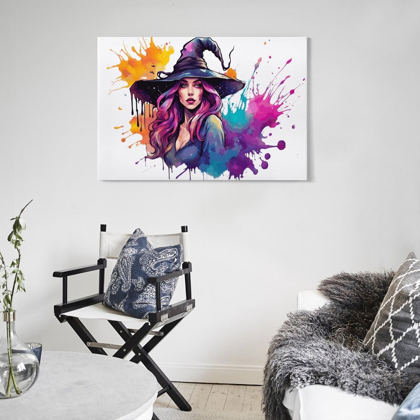 Beautiful Witch Hanging Posters