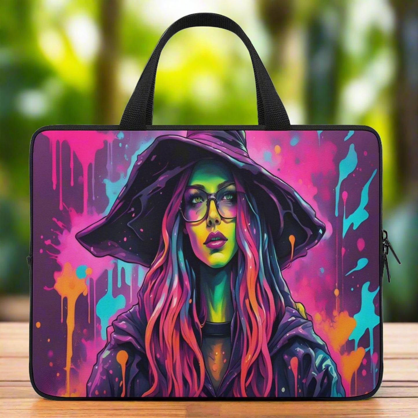 Female Witch Laptop Bags