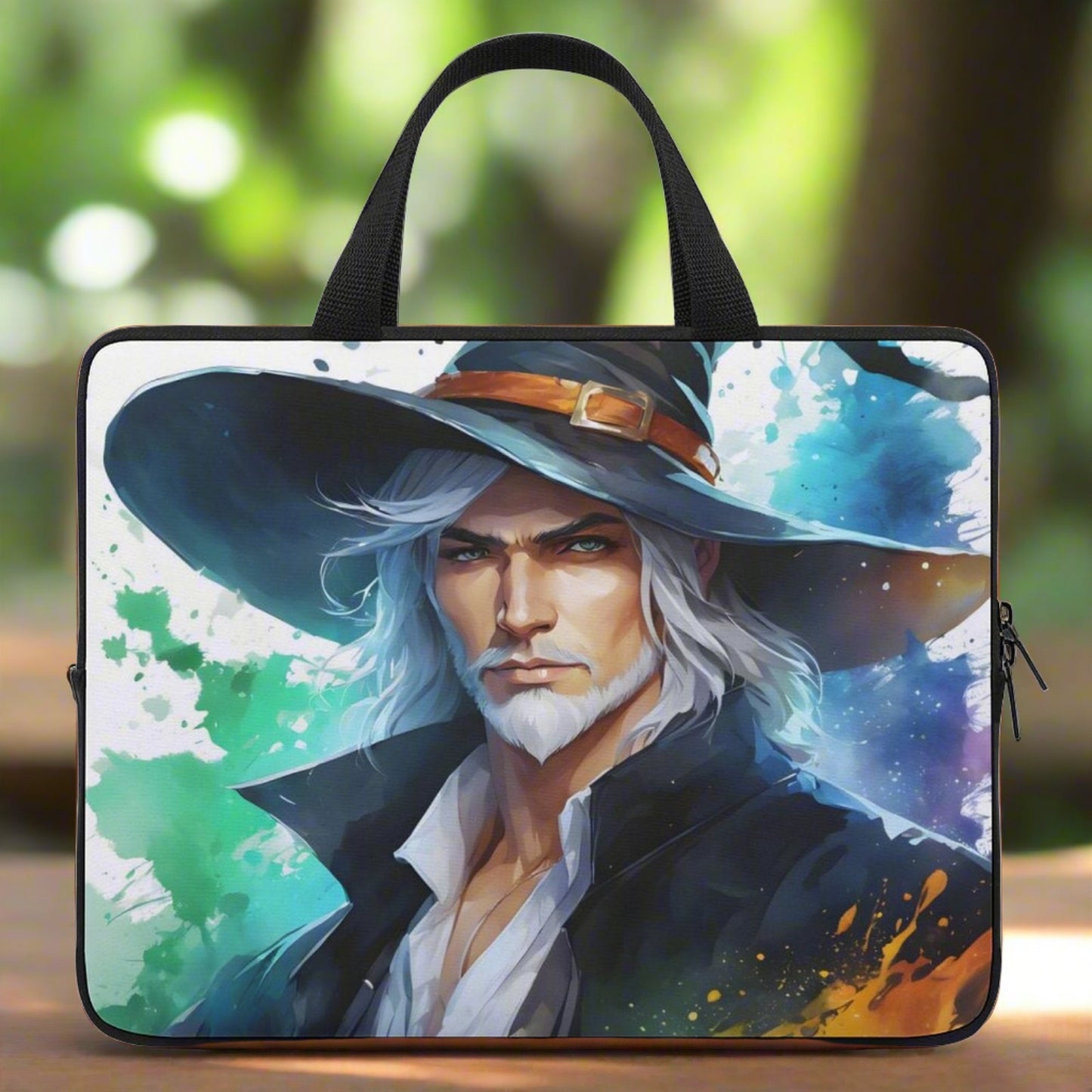 Male Witch Laptop Bags