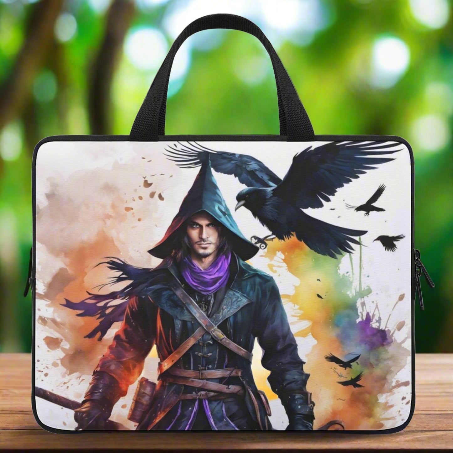 Male Witch Laptop Bags