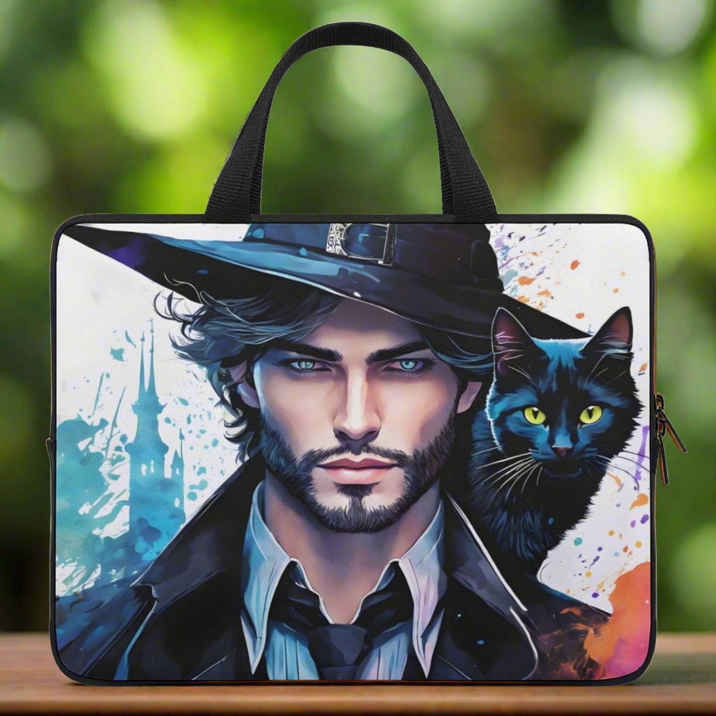 Male Witch Laptop Bags