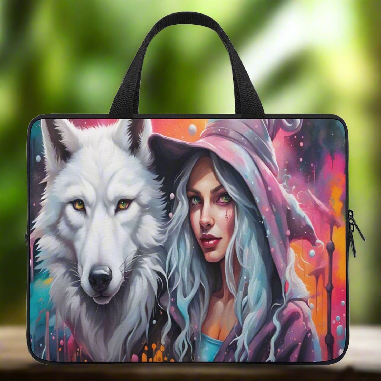 Female Witch Laptop Bags