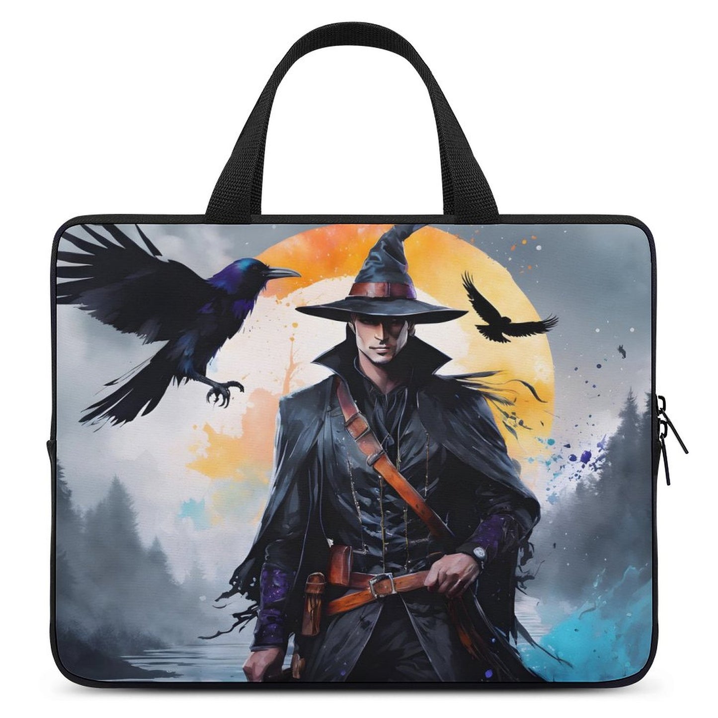 Male Witch Laptop Bags