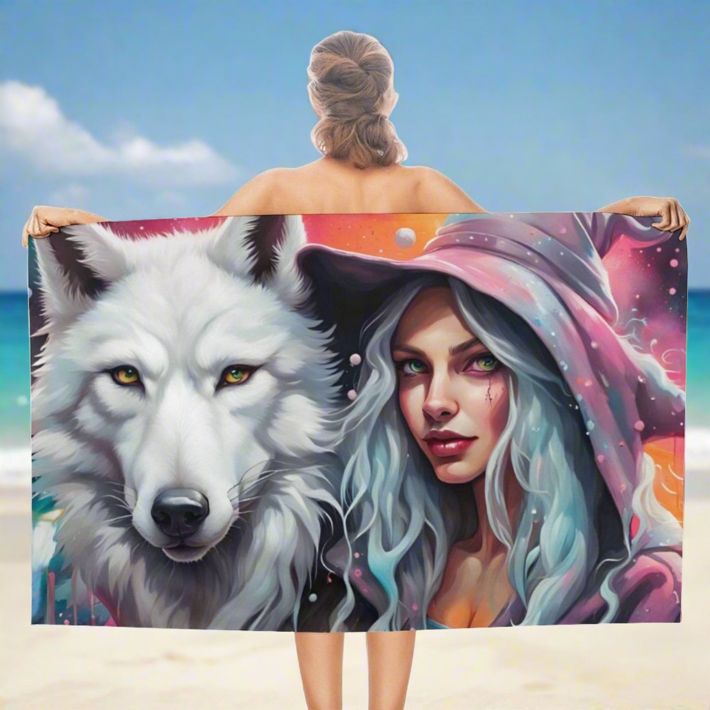 Magick Beach Towel for Adults