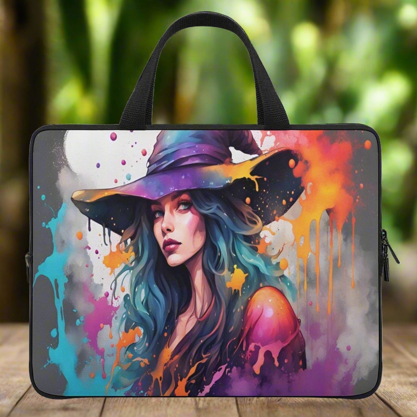 Female Witch Laptop Bags