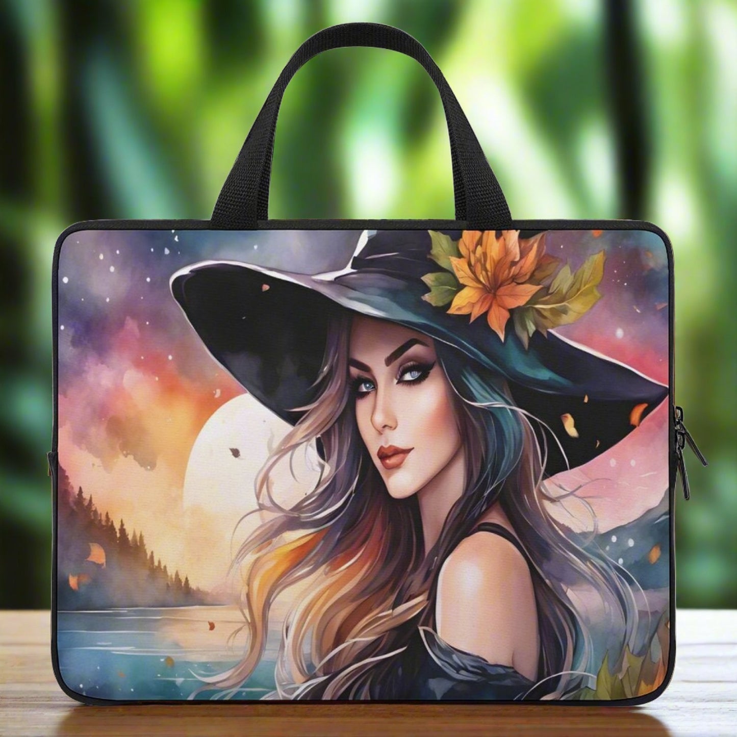 Female Witch Laptop Bags