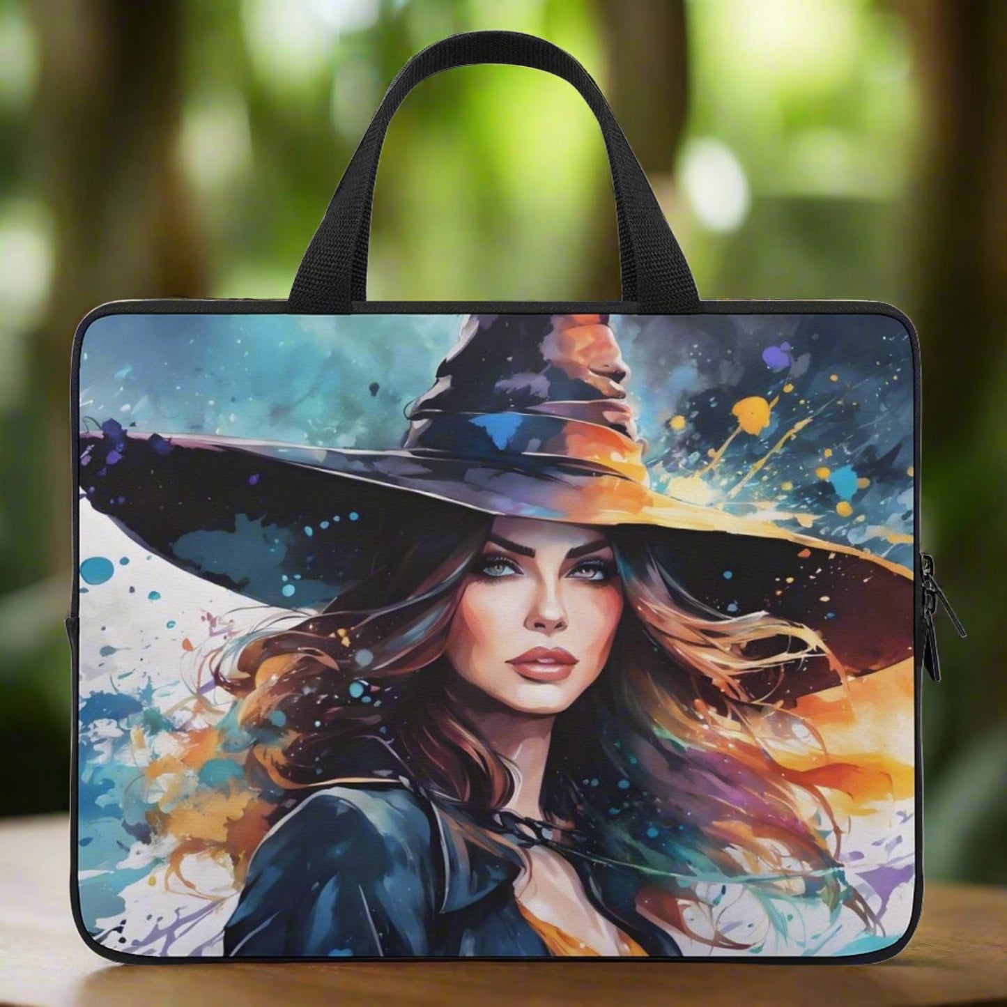 Female Witch Laptop Bags