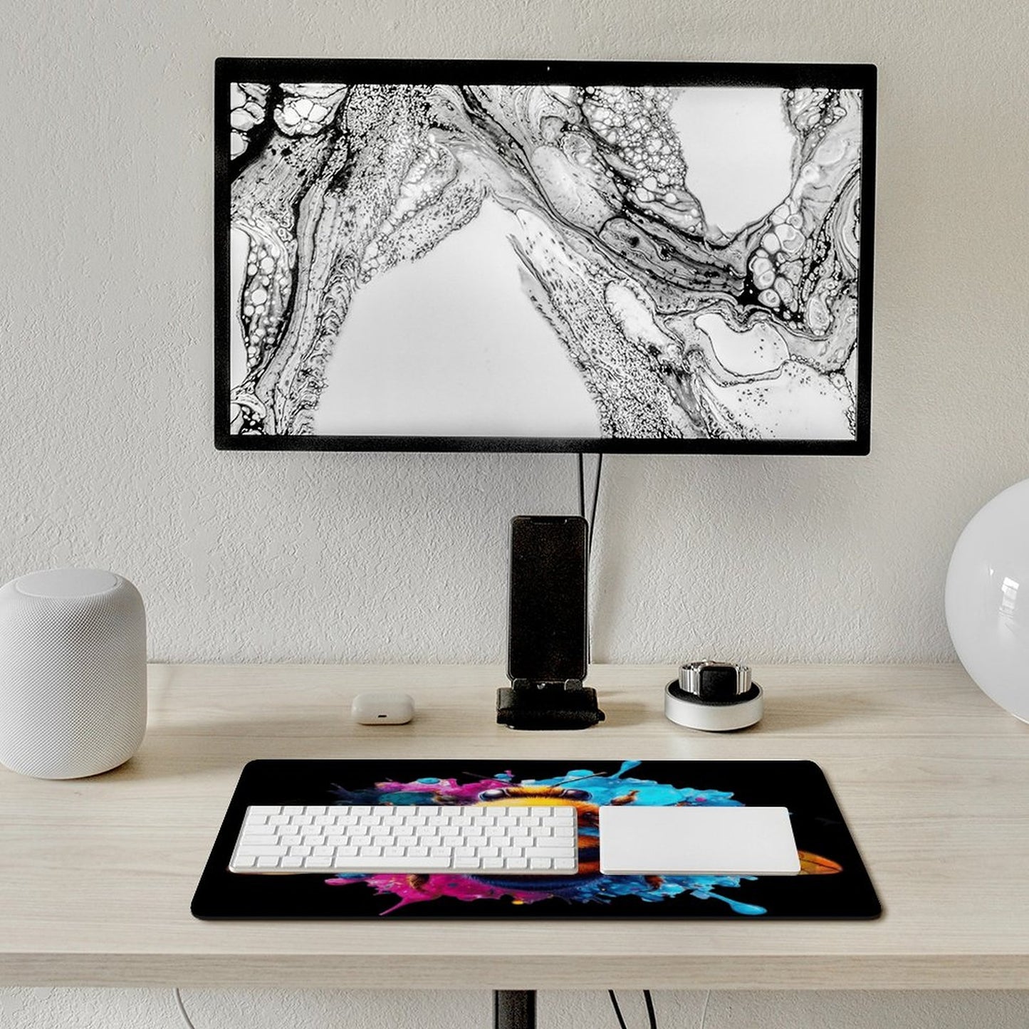 Over-locking Computer Desk Mat