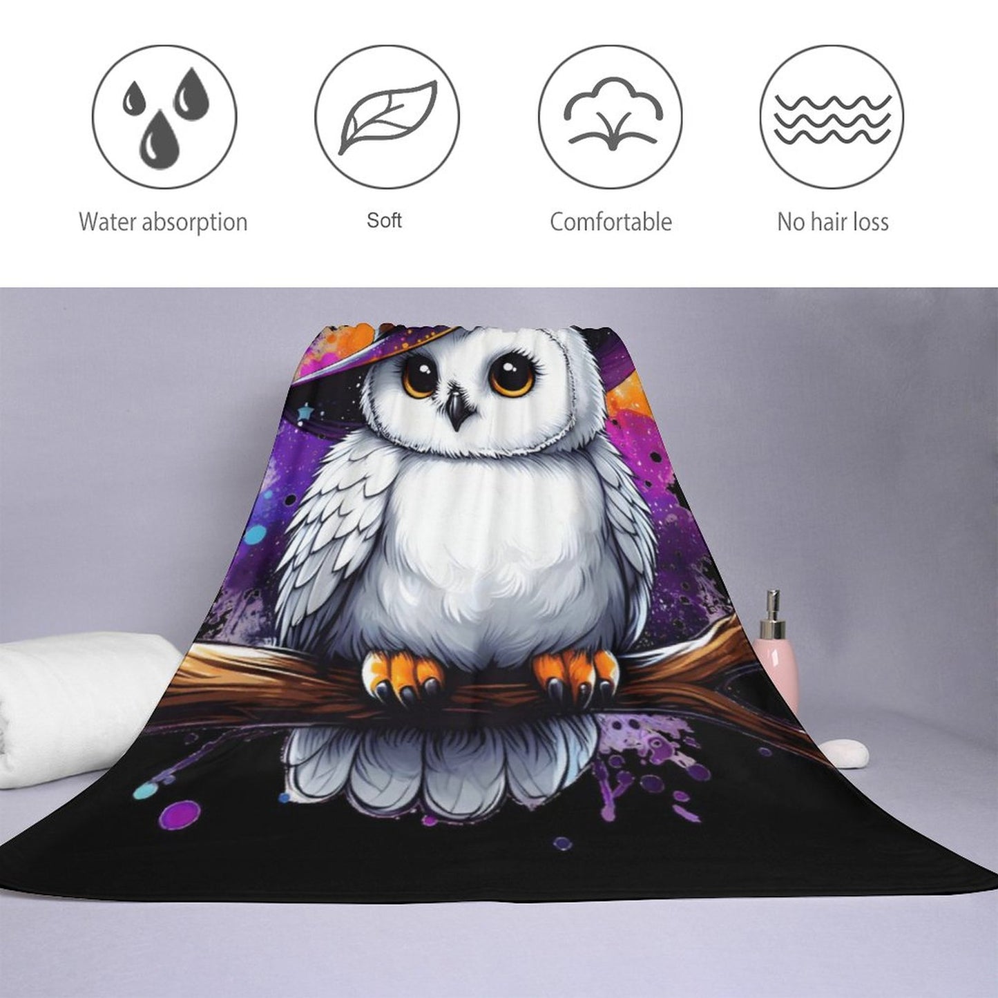 Owl Bath Towel