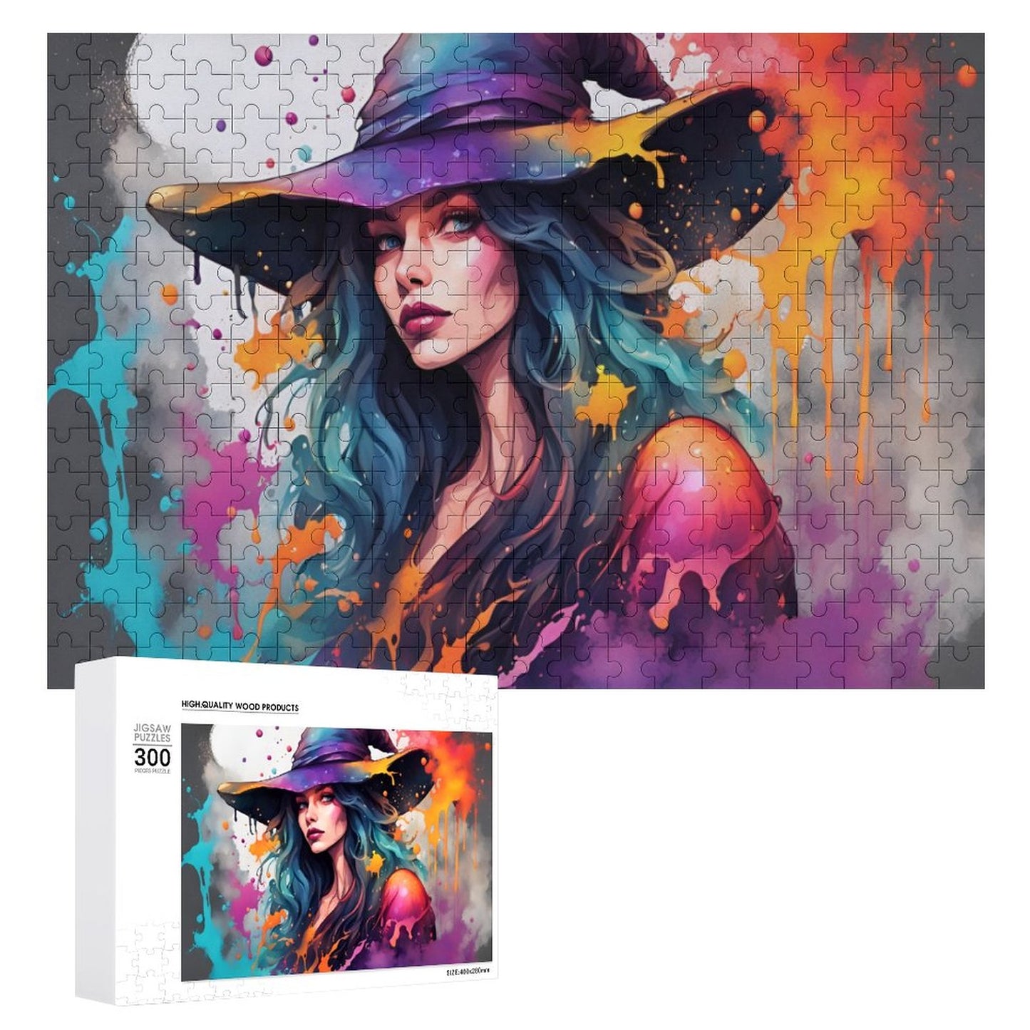 Wooden Witch Jigsaw Puzzles