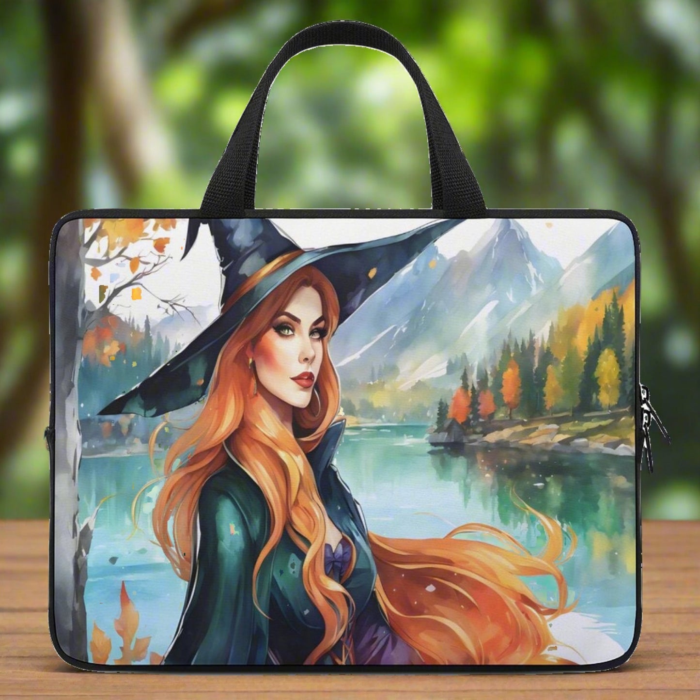 Red Hair Witch Laptop Bag