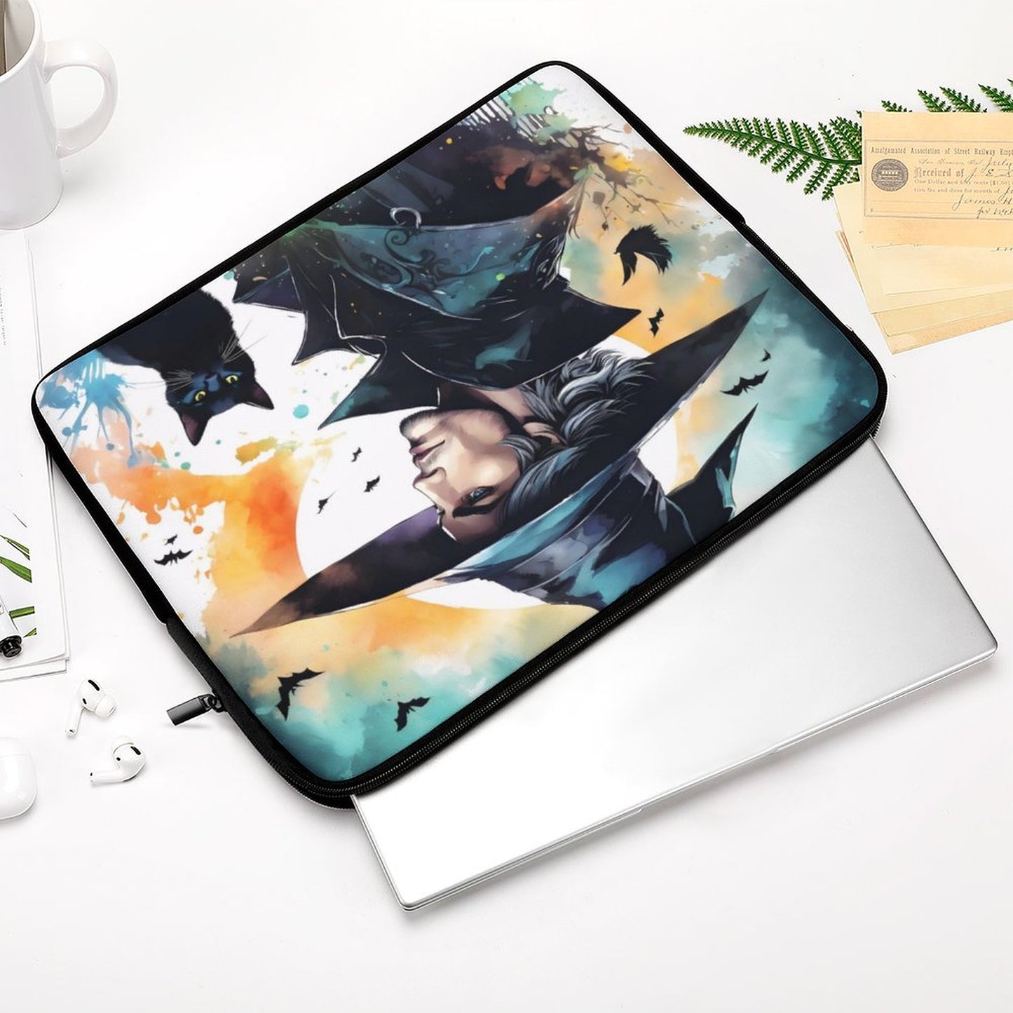 Male Witch Laptop Case